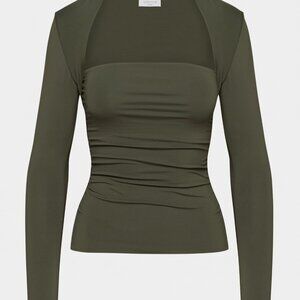 Aritzia Contour Flourish Longsleeve Top S